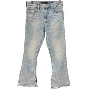 Lucky Brand Bridgette High Rise Bootcut Jeans Size 2 / 26 Light Wash Slit Hem